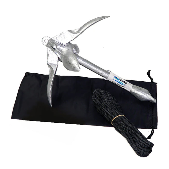 YakGear 33lb Grapnel Anchor Kit wStorage Bag AB3