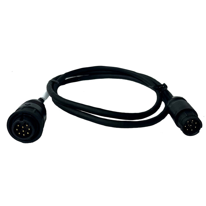 Echonautics 1M Adapter Cable wMale 9Pin Navico Connector fEchonautics 300W 600W  1kW Transducers CBCCMS0502