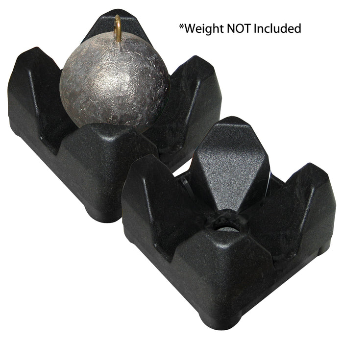 Scotty 3022BK Weight Mate Black 2 Pack 3022BK