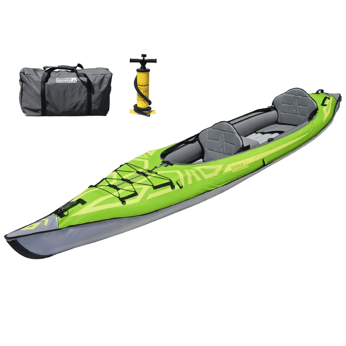 Kayak convertible AdvancedFrame™ de Advanced Elements con bomba, verde