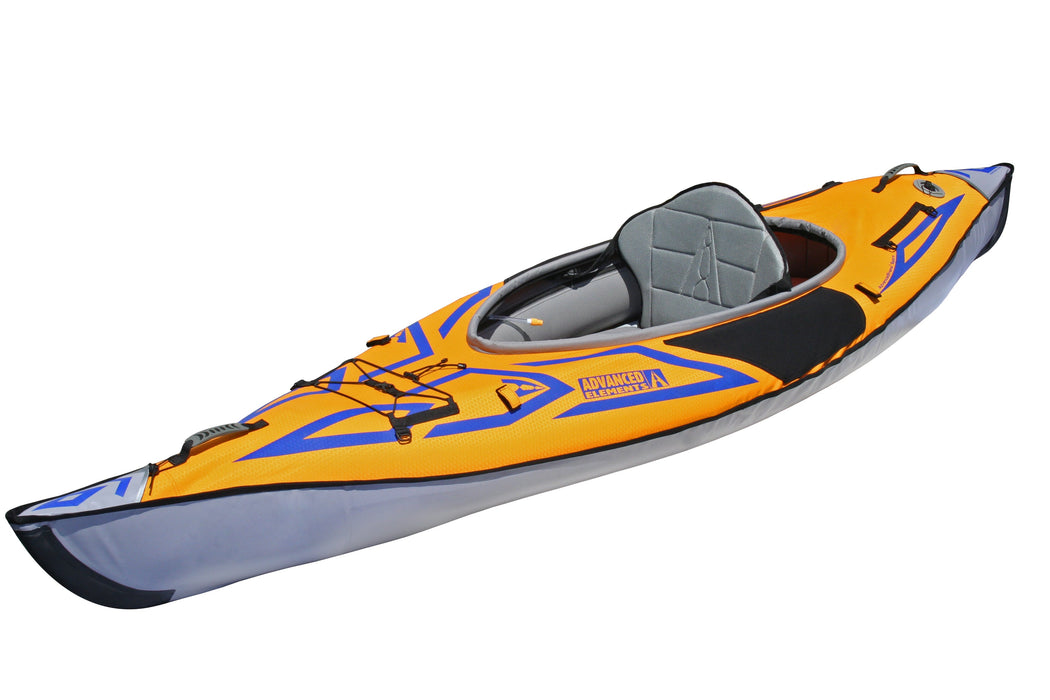 Advanced Elements AdvancedFrame Sport Kayak WITHOUT Pump, Orange/Blue