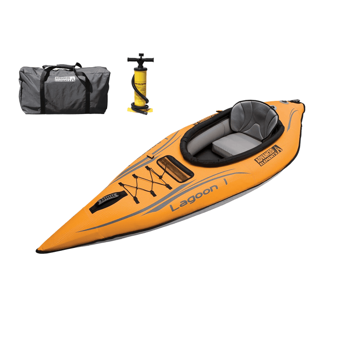 Advanced Elements Lagoon1™ Recreational Kayak WITH Pump, Orange/Gray