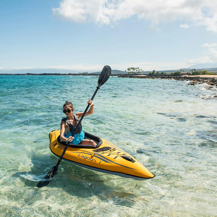 Advanced Elements Lagoon1™ Recreational Kayak WITH Pump, Orange/Gray