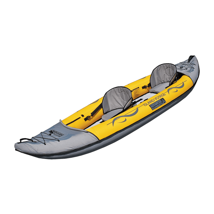 Advanced Elements Island Voyage™ 2 Recreational Kayak WITHOUT Pump, Yellow/Gray