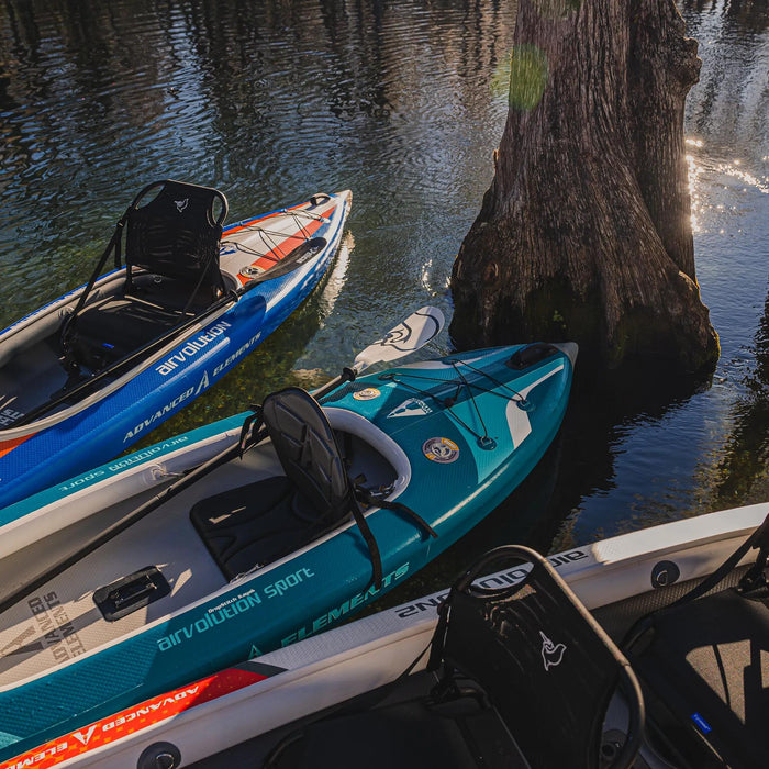 Advanced Elements AirVolution™ Sport Recreational Kayak WITH Pump, Blue/White