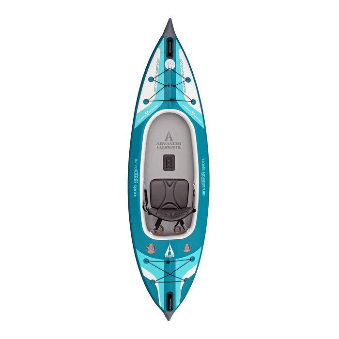 Advanced Elements AirVolution™ Sport Recreational Kayak WITH Pump, Blue/White