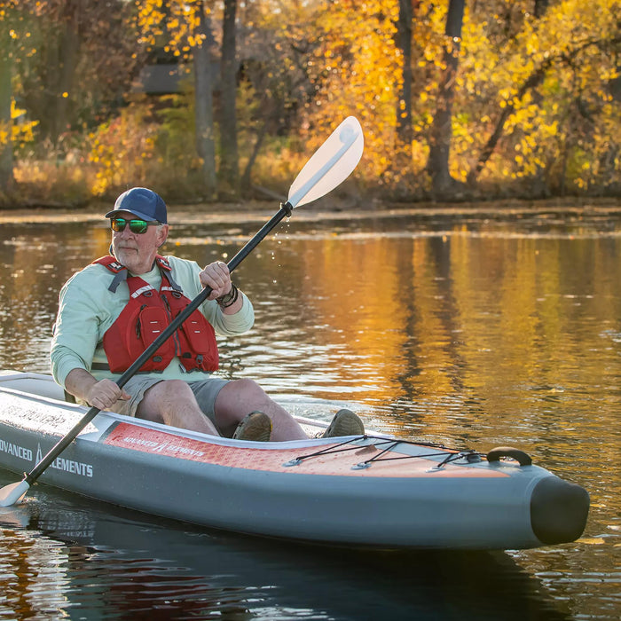 Advanced Elements AirVolution2™ Pro Recreational Kayak WITH Pump, Orange/White