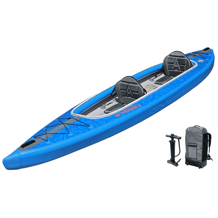 Advanced Elements AirVolution2™ Recreational Kayak WITH Pump, Blue