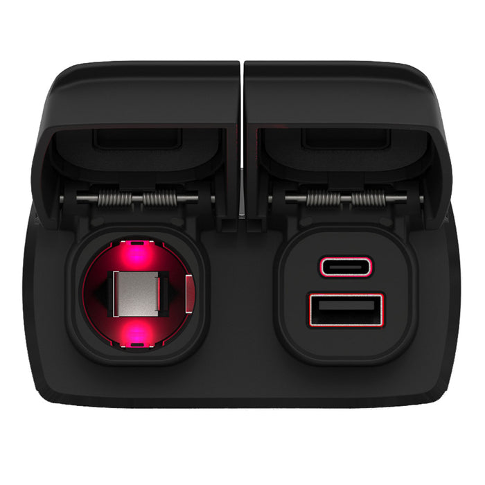 Scanstrut Flip Pro Duo  USBA  USBC w12V Power Socket SCMULTIF2