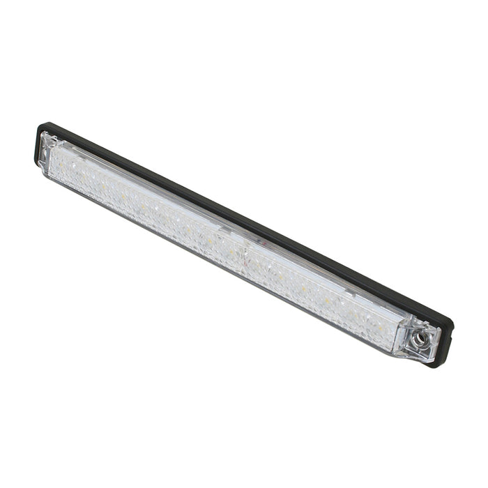 Scandvik 8 LED Light Strip  White wGasket  12V 41644P