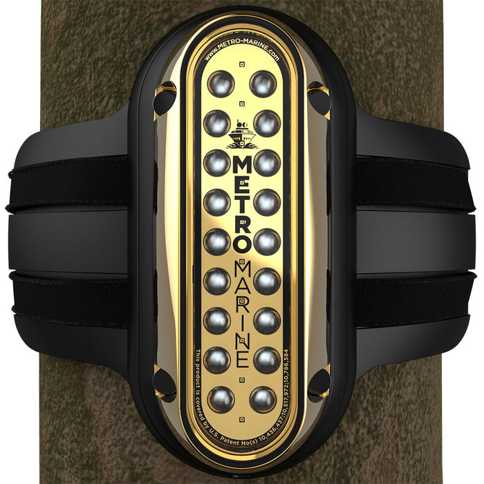 Metro Marine HighOutput Vertical Piling Mount Light wIntelligent Monochromatic LEDs  Aqua 90 Beam FPME1VA390