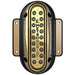 Metro Marine HighOutput Vertical Surface Mount Light wIntelligent Monochromatic LEDs  Aqua 90 Beam FSME1VA390