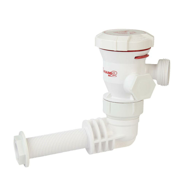 Attwood Tsunami Mk2 T500 Aerator  12V  90Degree Inlet 56444