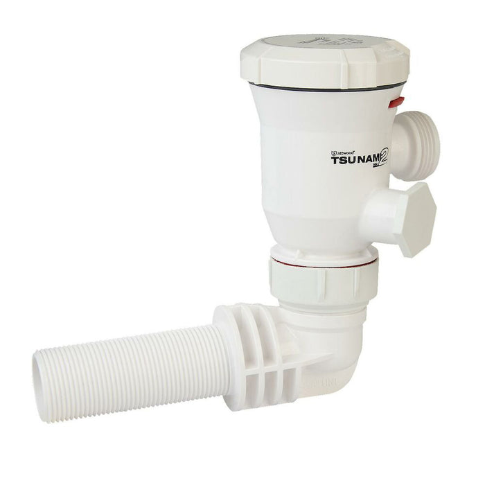 Attwood Tsunami Mk2 T1200 Aerator  12V  90Degree Inlet 56644