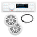Boss Audio MCK500WB6 Kit wMR500UAB 2 MR6W Speakers MRANT10 Antenna  White Remote MCK500WB6