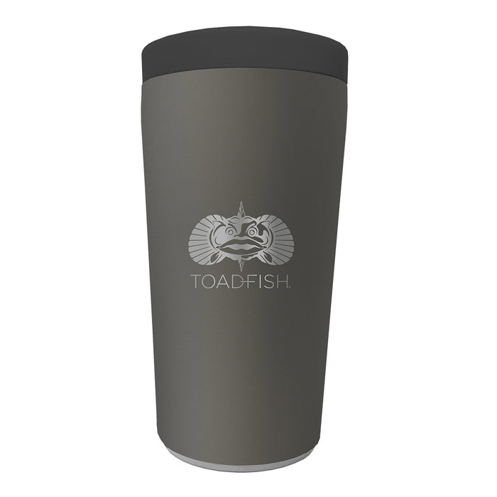 Toadfish NonTipping Can Cooler 20  Universal Design  Graphite 5006