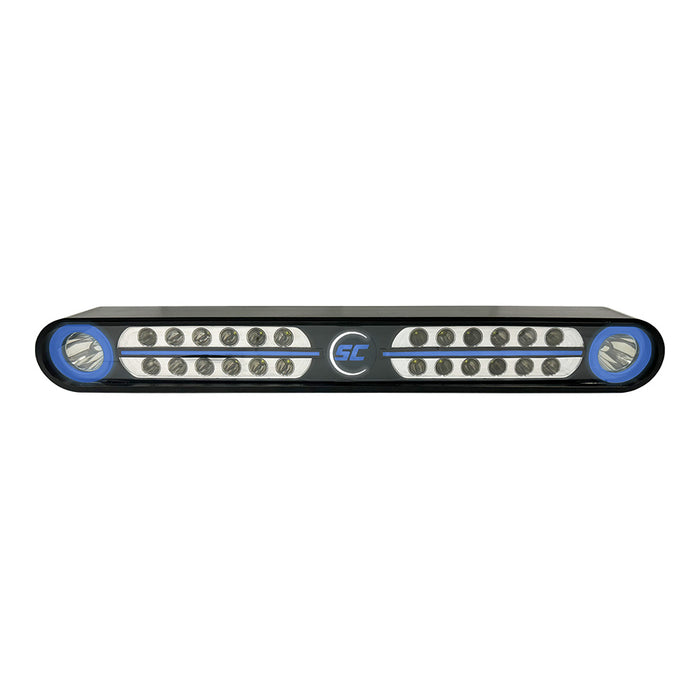 ShadowCaster Eagle Ray LED Light Bar  Black Housing  Dual Optics SCMEAGLERAYBK