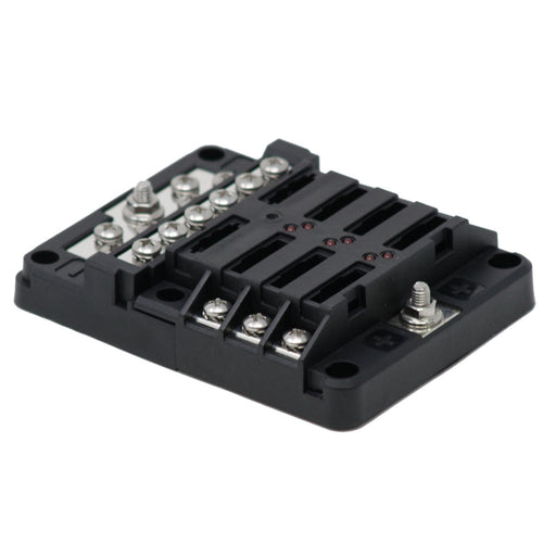 Egis RT Fuse Block 6 Position wGround  LED Indication 8025