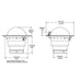 Ritchie SS5000 SuperSport Compass  Flush Mount  Black SS5000