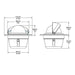 Ritchie F50W Explorer Compass  Flush Mount  White F50W