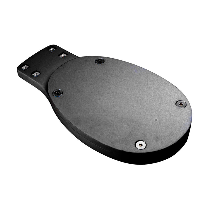 Seaview Modular Plate to Fit Searchlights  Thermal Cameras on Seaview Mounts Ending in M1 or M2  Black ADABLANKBLK