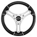 Schmitt Marine Torcello 14 Wheel  04 Series  Polyurethane Wheel wChrome Trim  Cap  Brushed Spokes  34 Tapered Shaft