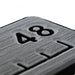 SeaDek 48 Routed Ruler  6mm  Brushed Texture  Storm GreyBlack 5358480066