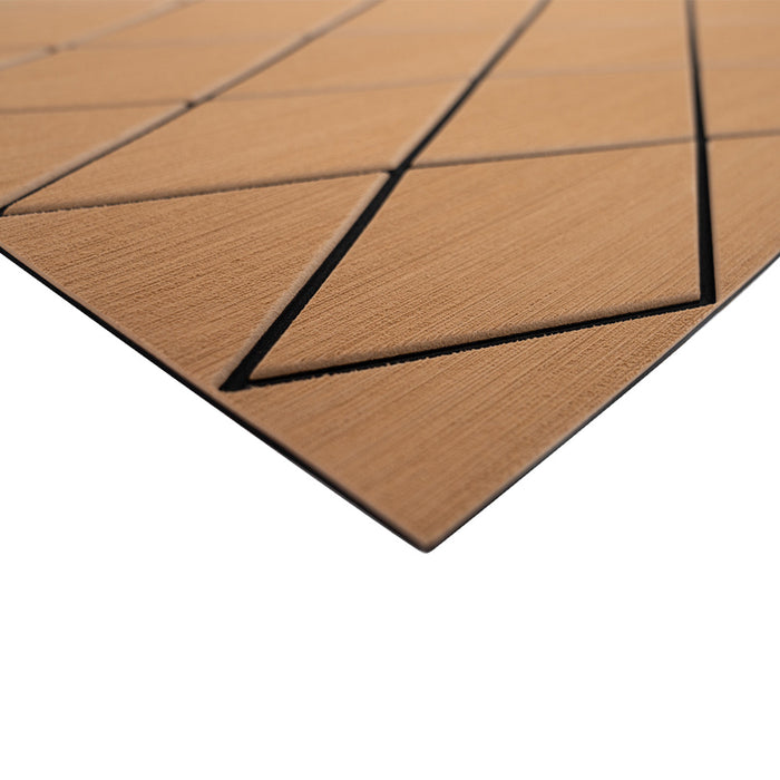 SeaDek 40 x 80 6mm Two Color Diamond Full Sheet  Brushed Texture  MochaBlack 1016mm x 2032mm x 6mm 5641180093