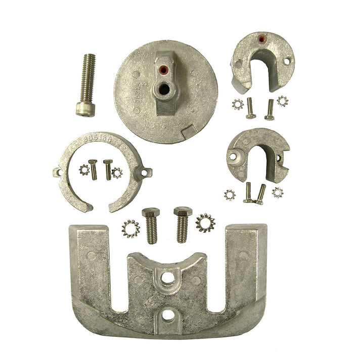 Performance Metals Mercruiser Bravo 1 Complete Anode Kit  Aluminum 10060A