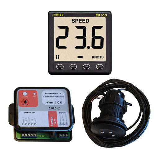 Clipper Electromagnetic 2 Speed Log Display Data Box Electromagnetic Log EML2CLIP EM LOG