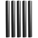 Pacer Battery Cable Heat Shrink Tubing  12 x 12  Black 5Pieces BEHS1212BK5