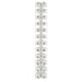 Pacer 40A Euro Style Terminal Block  12 Positions  5 Pack E400125
