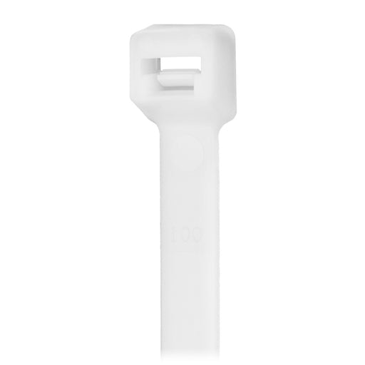 Pacer 11 Cable Tie  Natural Color  50lb Tensile Strength  3 Bundle Diameter  100 Piece Bag CT3S100