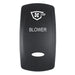 Pacer Actuator  BLOWER fV Series Contura Switches  Black  Laser Etched TopBottom Light EV2LEBLWR