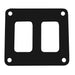 Pacer Switch Panel  2 Switch  1 Row  3 x 275  Black Powder Coated Aluminum PSC21BK