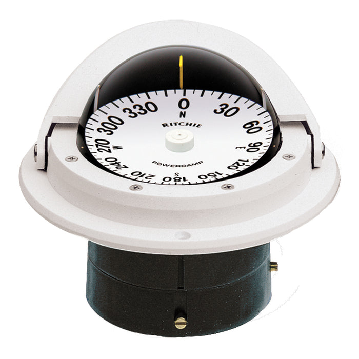 Ritchie F82W Voyager Compass  Flush Mount  White F82W