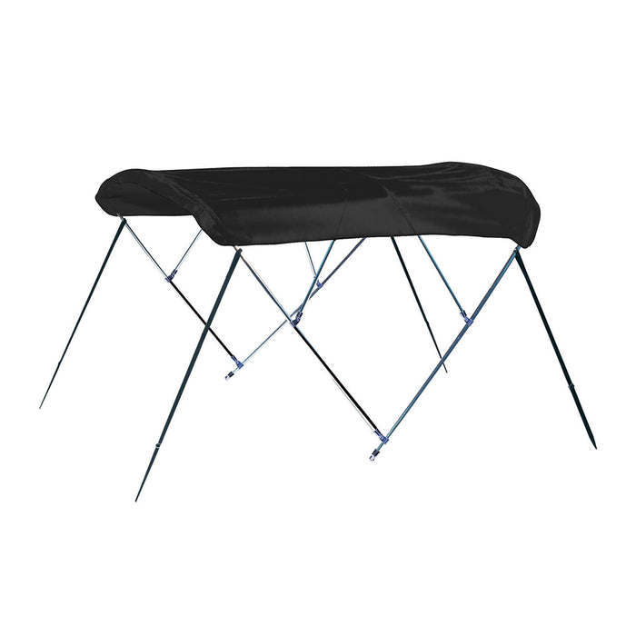 Carver 3 Bow 4681U Bimini Top wBoot  Black Acrylic A4681UB02