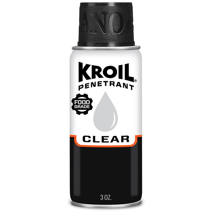 Kroil Clear Food Grade Penetrating Oil  Aerosol  3oz Can CKS032
