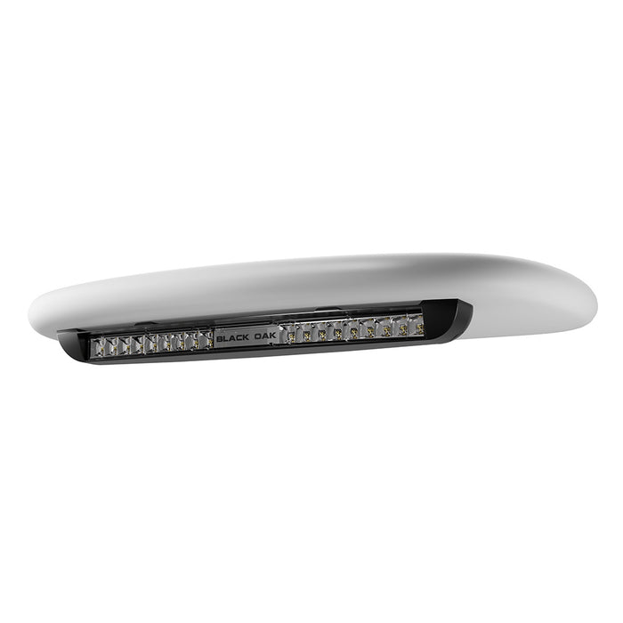 Black Oak Low Profile Marine Bar  Flood  Undermount  Black LPBXU