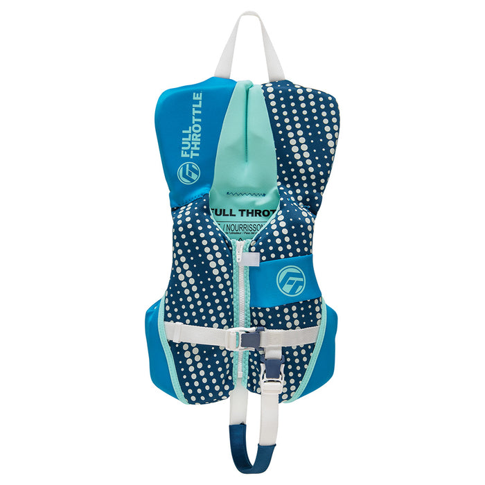 Full Throttle Infant RapidDry FlexBack Life Jacket  Aqua 14220050500025