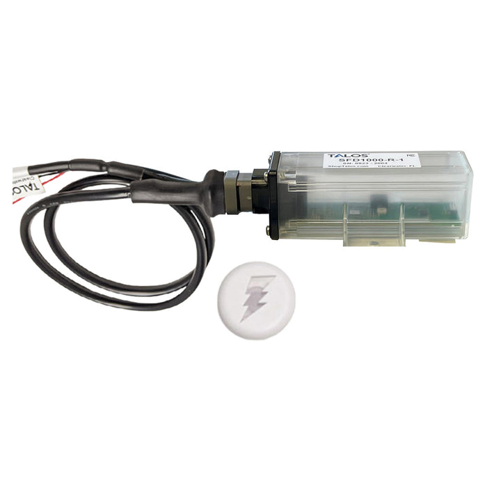 TALOS Remote Housing Lightning Detection System w20 Cable  White Round Indicator wTranslucent Housing SFD1000RT1WOWH20FT
