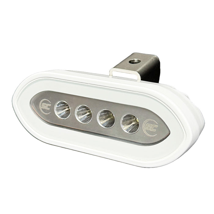 ShadowCaster Bracket Mount Spreader Light  White Housing  White SCMSLB4XGWWH