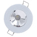 Lumitec Illusion Flush Mount LED Down Light  Spectrum RGBW  Warm White  White Housing  Chrome Reflector 117135