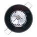 Lumitec Illusion Flush Mount LED Down Light  Warm White  Dimming  Black Housing  Chrome Reflector 117169