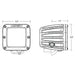 RIGID Industries DSeries LED SAE Fog Beam  YellowWhite  Set of 2 50482