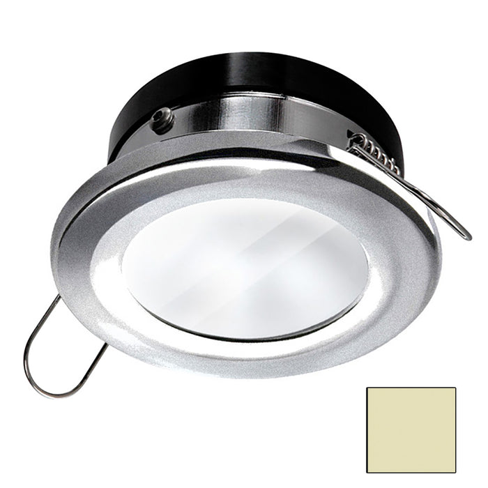 i2Systems Apeiron 45W Spring Mount Light Round  Warm White  Brushed Nickel Finish AP4W30KPW41