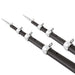 Tigress 15 XD 3K Carbon Fiber Telescoping Outrigger Poles  Matte BlackSilver  Pair 886797