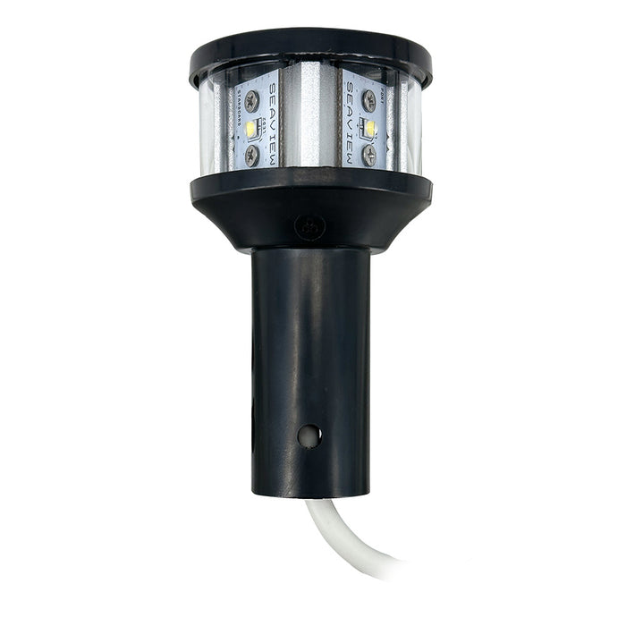 Seaview 12V C5 Certified Round 3nm LED Combo Masthead AllRound Light  Black LTBLED12C5BLK