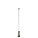 Seaview 12 Manually Folding Light Post w316 Stainless Steel Base  LTBLED12C5 Navigation Light  White SVMHB112LEDSSW