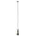 Seaview 36 Manually Folding Light Post w316 Stainless Steel Base  LTBLED12C5 Navigation Light  White SVMHB136LEDSSW